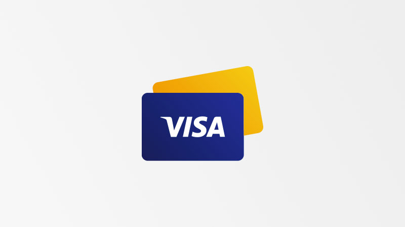 Illustration of visa cards. Illustration of visa cards.