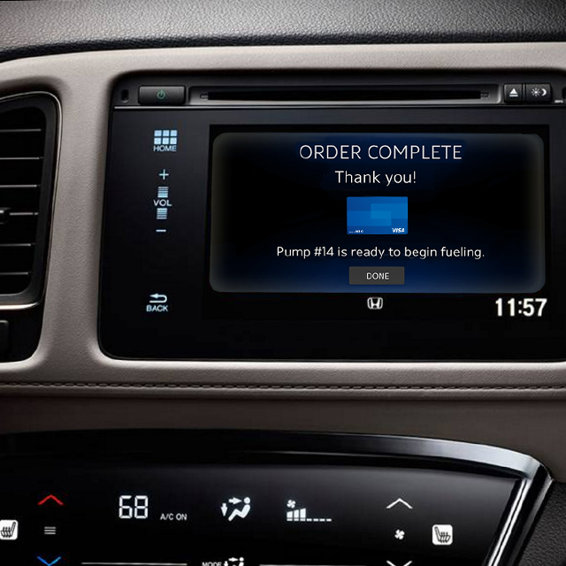 visa connected car