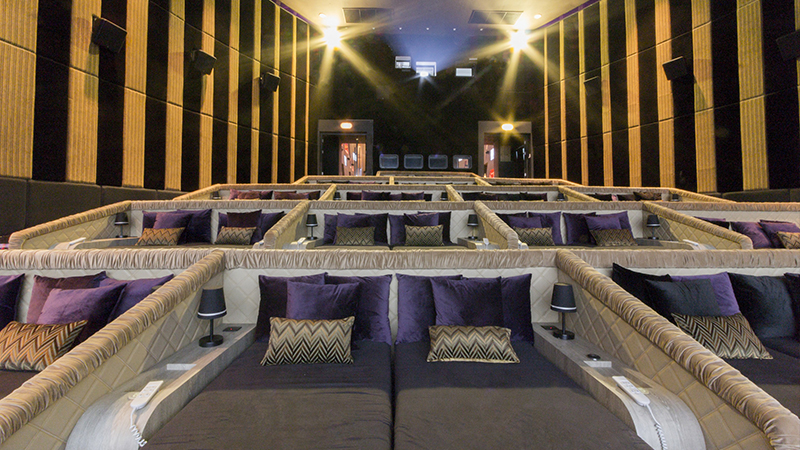 movie theater beds